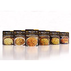 Peak Refuel Variety Meal Kit | Pack of 6 | 12 Total Servings | Freeze Dried Backpacking and Camp ...