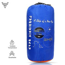 Forbidden Road 380T Nylon Portable Sleeping Bag Single 15℃/60℉ (5 Colors) Lightweight Water Resi ...