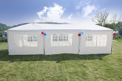 GOJOOASIS Improved Version Canopy Tent Wedding Party Tent with Metal Connectors Outdoor Gazebo H ...