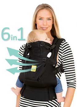 LÍLLÉbaby The COMPLETE Airflow SIX-Position, 360° Ergonomic Baby & Child Carrier, Black