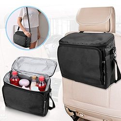 Isulated Lunch Bag, Aystuff Large Foldable Cooler for Car, Camping, Grocery, Car Trips, Outdoor  ...