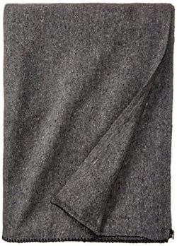 Stansport 1243 Wool Blanket, Gray, 60 x 80-Inch