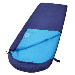 SONGMICS Sleeping Bag with Hood for 20℉-50℉, Lightweight & Portable with Compression Sack, f ...