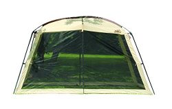 Texsport Wayford 12′ x 9′ Portable Mesh Screenhouse Arbor Canopy for Backyard and Ca ...