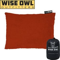 Wise Owl Outfitters Compressible Foam Camping Pillow – Camping Pillows for Sleeping – ...