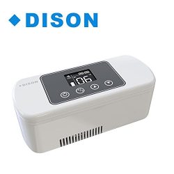 Dison High Volume Portable Insulin Cooler Refrigerated Box,Rechargeable LCD Display 2-8℃ Car Ins ...