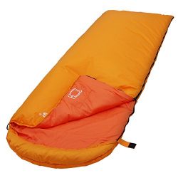 SONGMICS Sleeping Bag with Hood for 20℉-50℉, Lightweight & Portable with Compression Sack, f ...