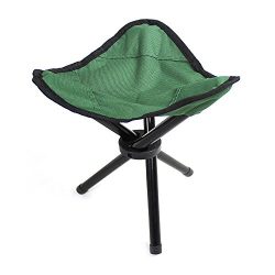 Tripod Stool,Tri-Leg 3-Legged Stool for Kids Camping Seat Travel Chair-Foldable,Portable,Canvas  ...