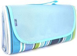 Koolsupply XL Sand & Water Proof Beach Blanket with Free Beach Mesh Bag. 78″x57″ ...