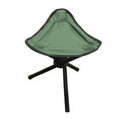 WINOMO Portable Folding Tripod Stool Three Legged Stool Chair for Outdoor Camping Hiking Fishing ...