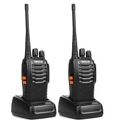 Retevis H-777 Walkie Talkie UHF 400-470MHz 3W 16CH Single Band With Earpiece High Illumination F ...