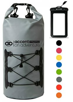 Premium Waterproof Dry Bag Compression Sack, Roll TopClosure 2 Detachable Shoulder Straps for Ka ...