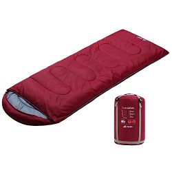 SEMOO Envelope Sleeping Bag – Lightweight Portable, Waterproof, Comfort With Compression S ...