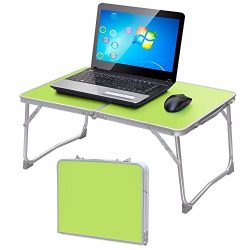 Yaheetech Foldable Laptop Table/Breakfast Serving Bed Tray/Portable Mini Picnic Table/Lightweigh ...