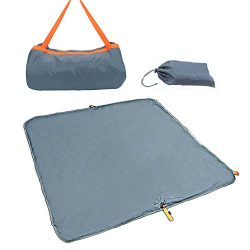 Picnic Blanket Waterproof Hiking Bag, Go Go Sunshine Sand Proof Beach Mat Portable Bag Pouch for ...