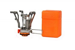 Zoeson Outdoors Mini Camping Stove,backpacking stove,backpack stove, Ultralight Collapsible Stov ...