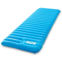 Fox Outfitters Airlite Sleeping Pad for Camping, Backpacking, Hiking. Fast Inflatable Air Tube D ...