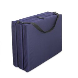 American Furniture Alliance Hide A’ Mat 3.5 x 30 x 75 inch Jr Twin TriFold Mattress, Navy