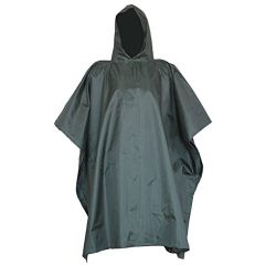 Aircee (TM Camouflage Military Emergency Raincoat Waterproof Poncho Packable Rainwear, Can be Us ...