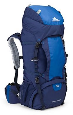 High Sierra Explorer 55L Top Load Internal Frame Backpack Pack, High-Performance Pack for Backpa ...