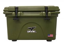 ORCA ORCG026 Cooler with Extendable flex-grip handles for comfortable solo or tandem portage, 26 ...