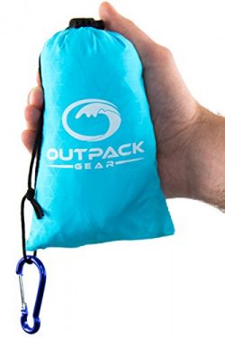 Outpack Gear Backpacking Lightweight Blanket | Hiking Gear Portable Picnic Blanket | Camping Gea ...