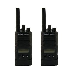 Motorola RMU2080D On-Site 8 Channel UHF Rugged Two-Way Business Radio with Display and NOAA (Bla ...