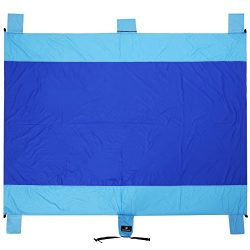 SONGMICS Sand-Resistant Beach Blanket Mat 7′ x 9′ Extra Large Water-Resistant Picnic ...