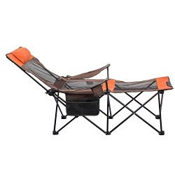 ALLCAMP folding Camping Chairs beach Outdoor Patio Folding Recliner Portable Camping Sleeping, C ...