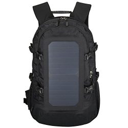 GDSZ Hiking Backpack,Solar Powered Backpack,Laptop Backpack With Solar Panel Charger,Hiking Dayp ...