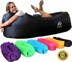 WEKAPO Inflatable Lounger Air Sofa Hammock-Portable,Water Proof& Anti-Air Leaking Design-Ide ...