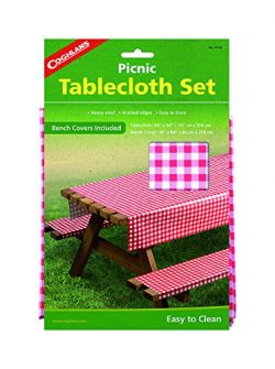 Coghlan’s Picnic Table Set with Tablecloth and Bench Covers