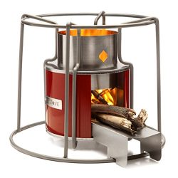 Affirm Global Wood Burning EZY Stove, Red