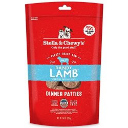 Stella & Chewy’s Freeze-Dried Raw Dandy Lamb Dinner Patties Dog Food, 14 oz bag