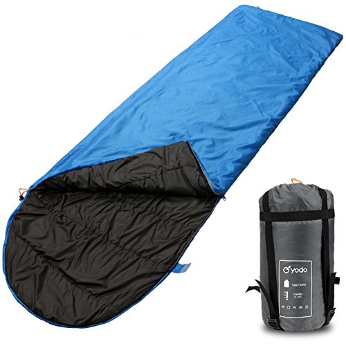 yodo Compact Warm Weather Sleeping Bag for Outdoor Camping Hiking Backpacking Travel with Compre ...
