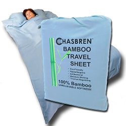 CHASBREN Travel Sheet – 100% Bamboo Travel Bedding for Hotel Stays and Other Travels ̵ ...