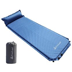 Freeland Camping Sleeping Pad Self Inflating with Attached Pillow, Compact, Lightweight, Large & ...