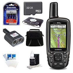 GPSMAP 64st Worldwide Handheld GPS BirdsEye + US Maps 32GB Bundle. Bundle Includes GPSMAP 64st,  ...