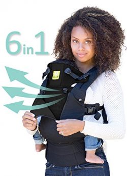 LÍLLÉbaby The COMPLETE All Seasons SIX-Position, 360° Ergonomic Baby & Child Carrier, Black  ...