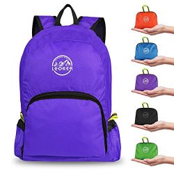 Leoker Ultralight Foldable Backpack Durable Travel Backpack,Small Handy Outdoor Daypack shopping ...