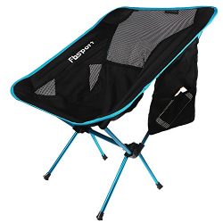 FBSPORT Camping Chair Portable Lightweight Folding Cackpacking Chair and Camping Table for Hikin ...