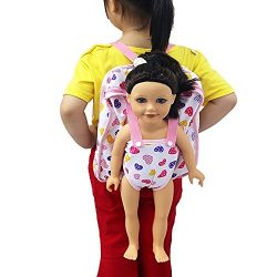 WensLTD Clearance! Baby Doll Carrier Backpack Storage Sleeping Bag Doll Accessories For 18″ ...