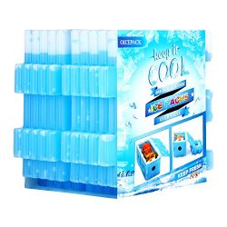 OICEPACK Ice Packs For Lunch Box (set of 10) Blue,Coolers Reusable Ice Pack,Freezer Ice Packs Fo ...