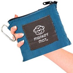 MEGA MONKEY MAT Portable Indoor/Outdoor 5’x8′ Water/Sand Repellent Blanket with Corn ...