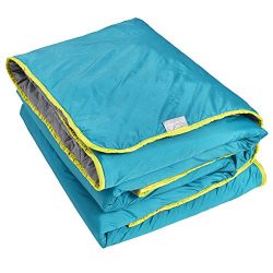 Lightspeed Outdoors Sundown Camp Blanket, Ripstop, Fluffy Down Alternative, Packable, 77″  ...