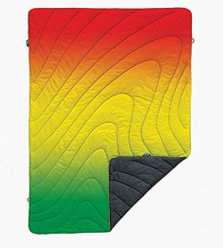 Rumpl The Original Printed Puffy High Performance Indoor/Outdoor Camping Blanket, Festi-Fade, Throw