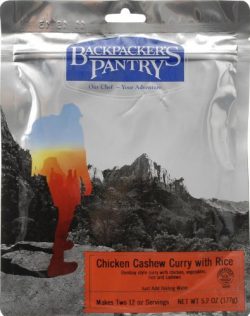 Backpacker’s Pantry Chicken Cashew Curry, Two Serving Pouch, (Packaging May Vary)​