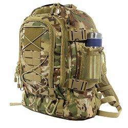 40L Outdoor Expandable Tactical Backpack Military Sport Camping Hiking Trekking Bag (08001 Multicam)