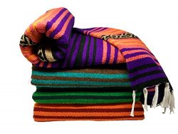 Spirit Quest Supplies Bodhi Blanket Mexican Style Throw Blanket – Falsa Blanket for Yoga,  ...