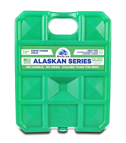 Arctic Ice Alaska Pack Refrigerante Riutilizzabile – 0.75 Pound (340g) – Biodegradabile, Mantiene Il Freddo Più A Lungo Del Ghiaccio